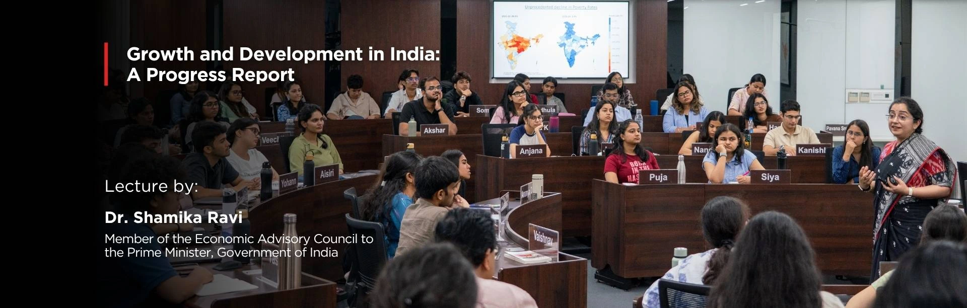 Guest lecture by Dr. Shamika Ravi Guest lecture by Dr. Shamika Ravi
