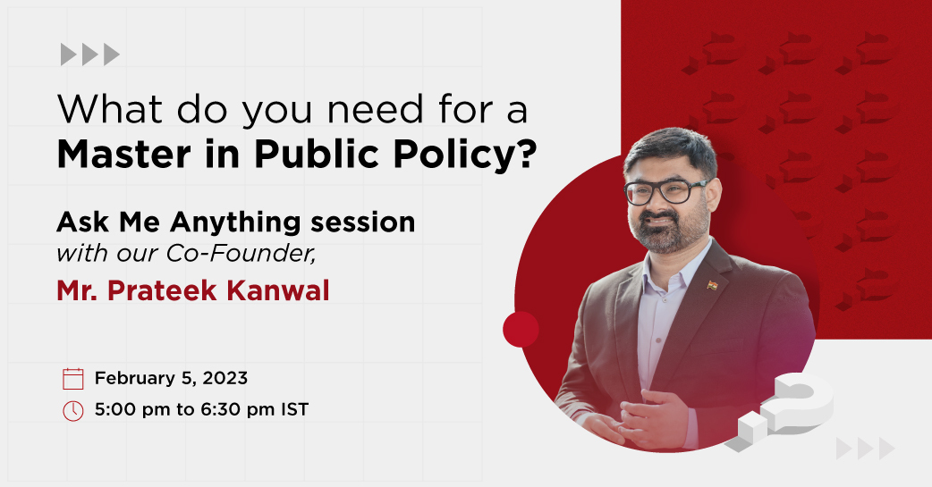 What do you need for a Master in Public Policy?